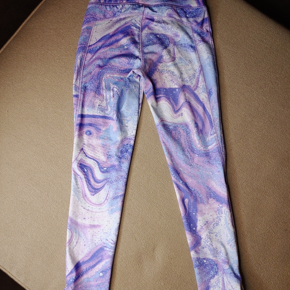 Purple and blue girls Yoga Pant/Active wear